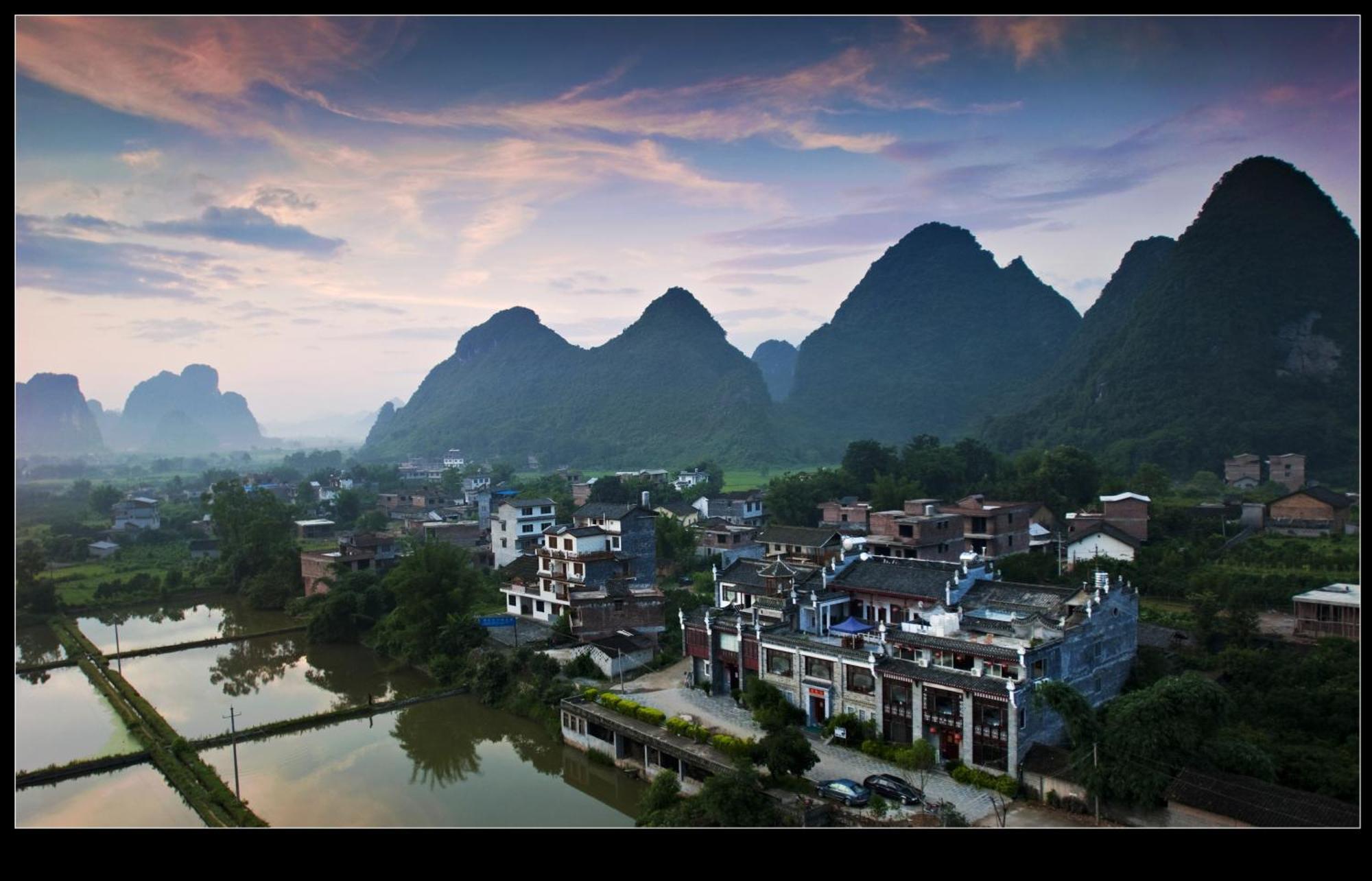 Yangshuo Leisure Tea Lodge Bagian luar foto